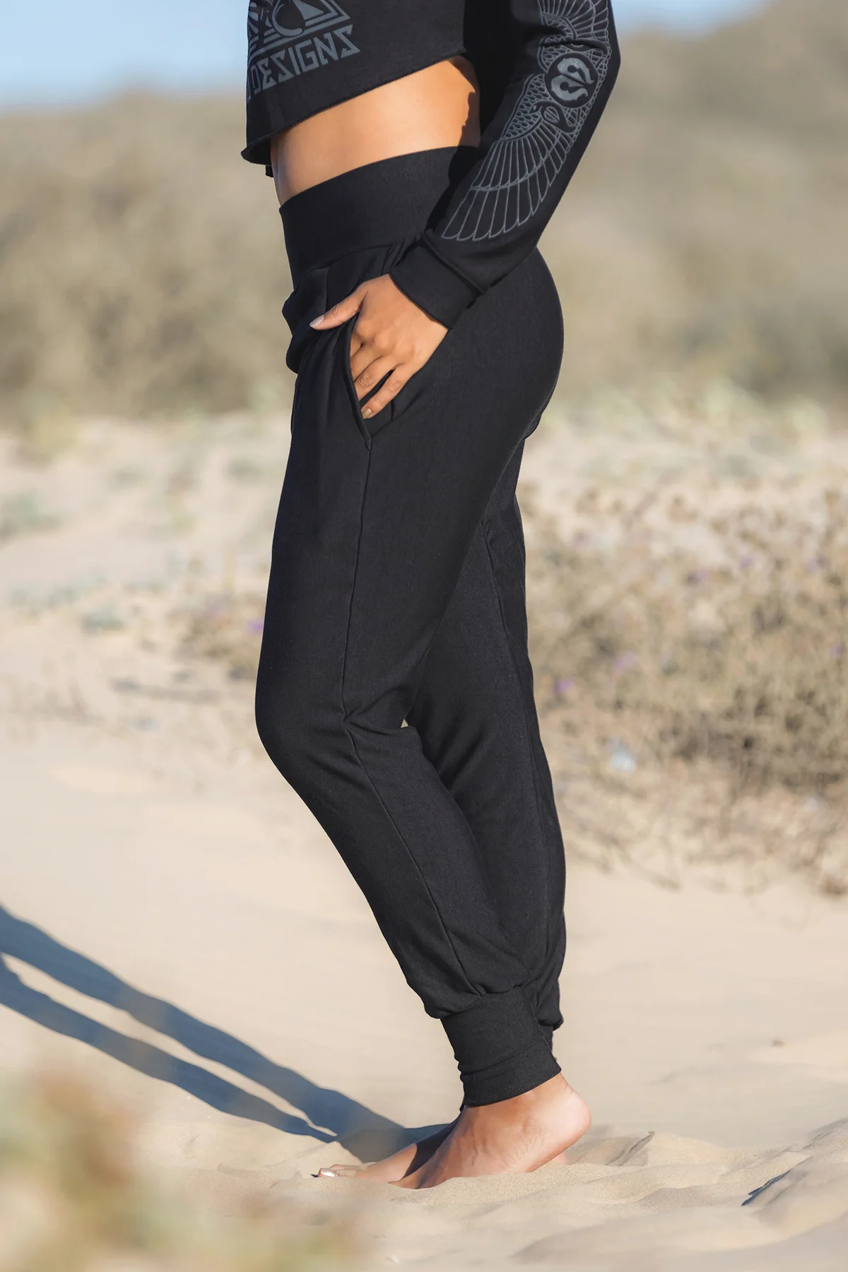 Shiva Wrap Jogger Black - Image 3